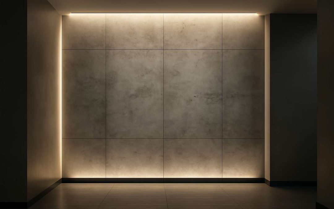 concrete walls light