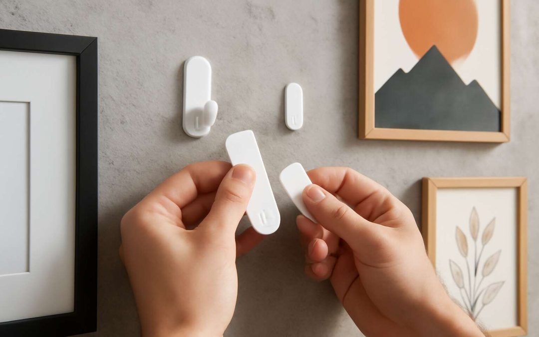 hanging things on concrete walls without drilling