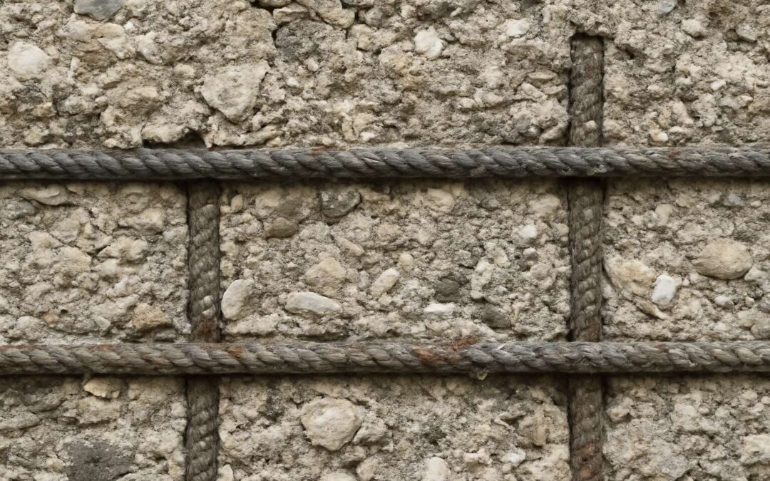 what are concrete walls made of